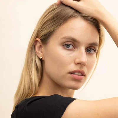 Ball™ | Gold Stud Earrings - Image 6