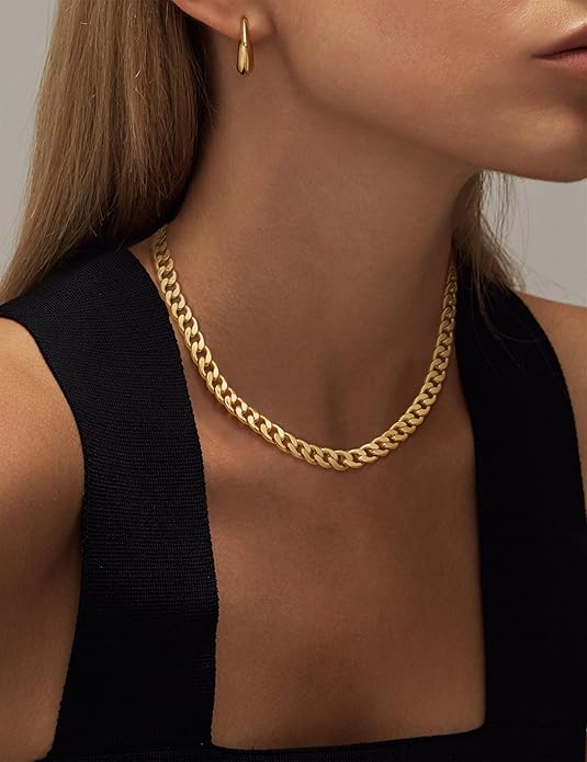 Cavaro™ | Gold Chunky Cuban Link Necklace - Image 5