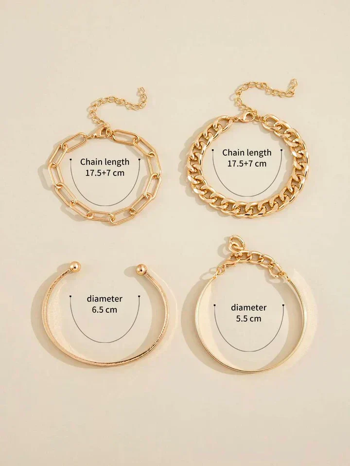 Elan Mercer Bracelet Set | White Gold - Image 5