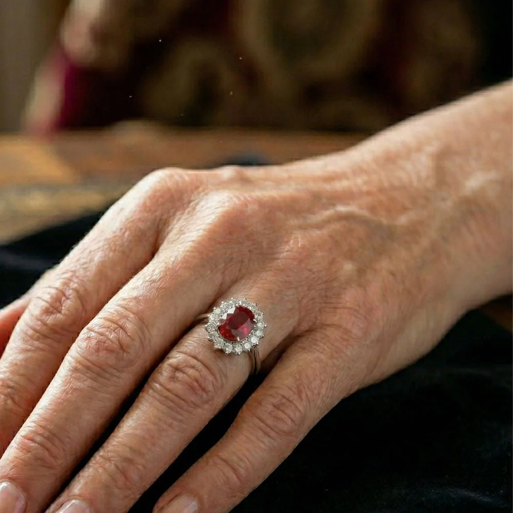 Scarlet Crown Ruby Ring - Image 2