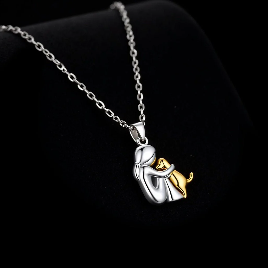 Wynter™ - Hug Pendant with Matching Earrings - Image 4